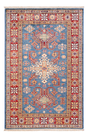 Ziegler Teppich - Kazak - 154 x 99 cm - blau