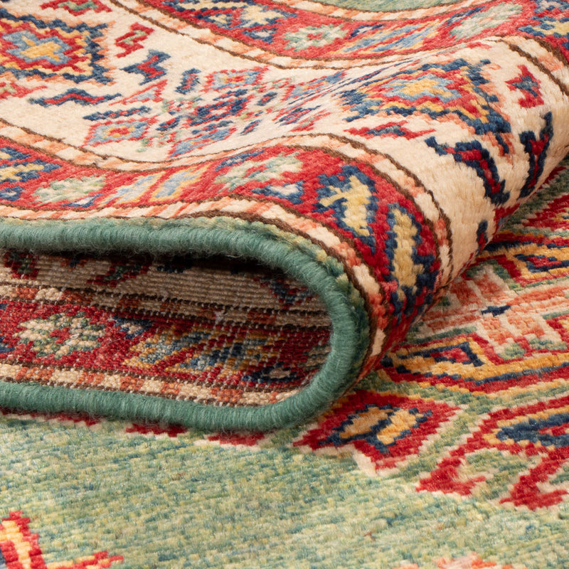 Ziegler Teppich - Kazak - 152 x 98 cm - grün