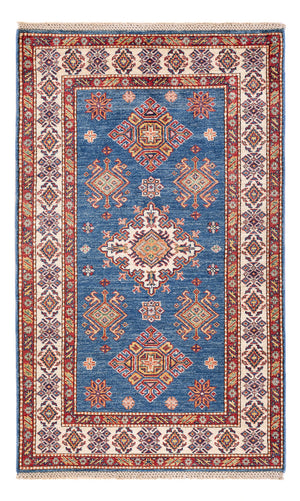 Ziegler Teppich - Kazak - 152 x 95 cm - blau