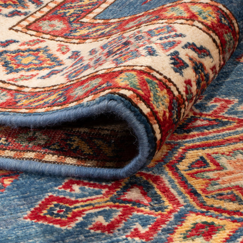 Ziegler Teppich - Kazak - 152 x 96 cm - blau