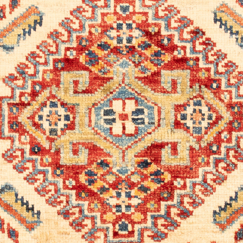 Ziegler Teppich - Kazak - Royal - 92 x 57 cm - hellbeige