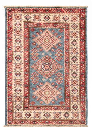 Ziegler Teppich - Kazak - Royal - 93 x 63 cm - hellblau