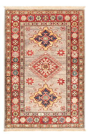 Ziegler Teppich - Kazak - Royal - 92 x 61 cm - hellgrau
