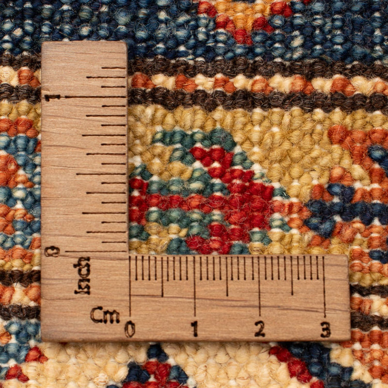 Ziegler Teppich - Kazak - Royal - 95 x 60 cm - petrolblau