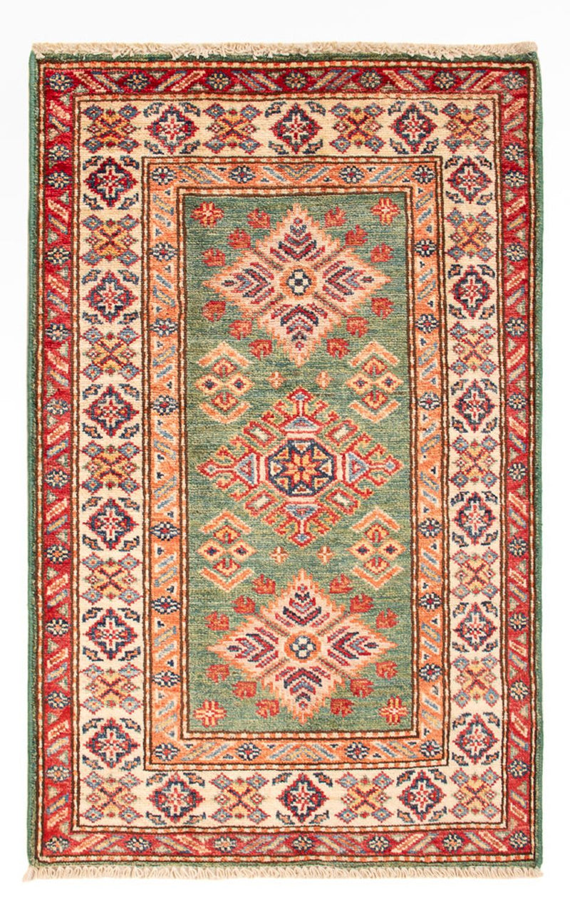 Ziegler Teppich - Kazak - Royal - 95 x 59 cm - grün