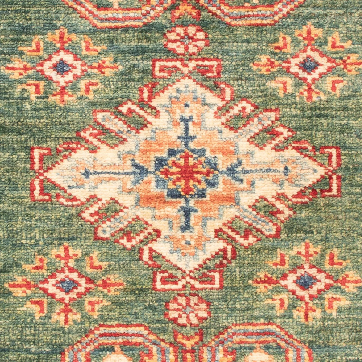 Ziegler Teppich - Kazak - Royal - 87 x 60 cm - grün