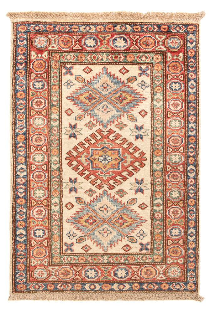 Ziegler Teppich - Kazak - Royal - 91 x 60 cm - beige