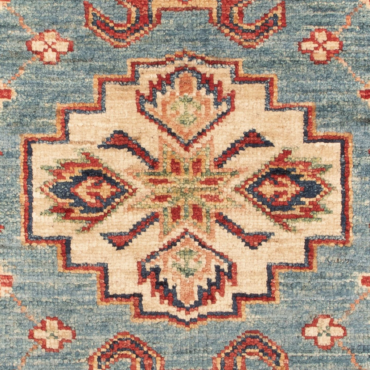 Ziegler Teppich - Kazak - Royal - 88 x 59 cm - blau