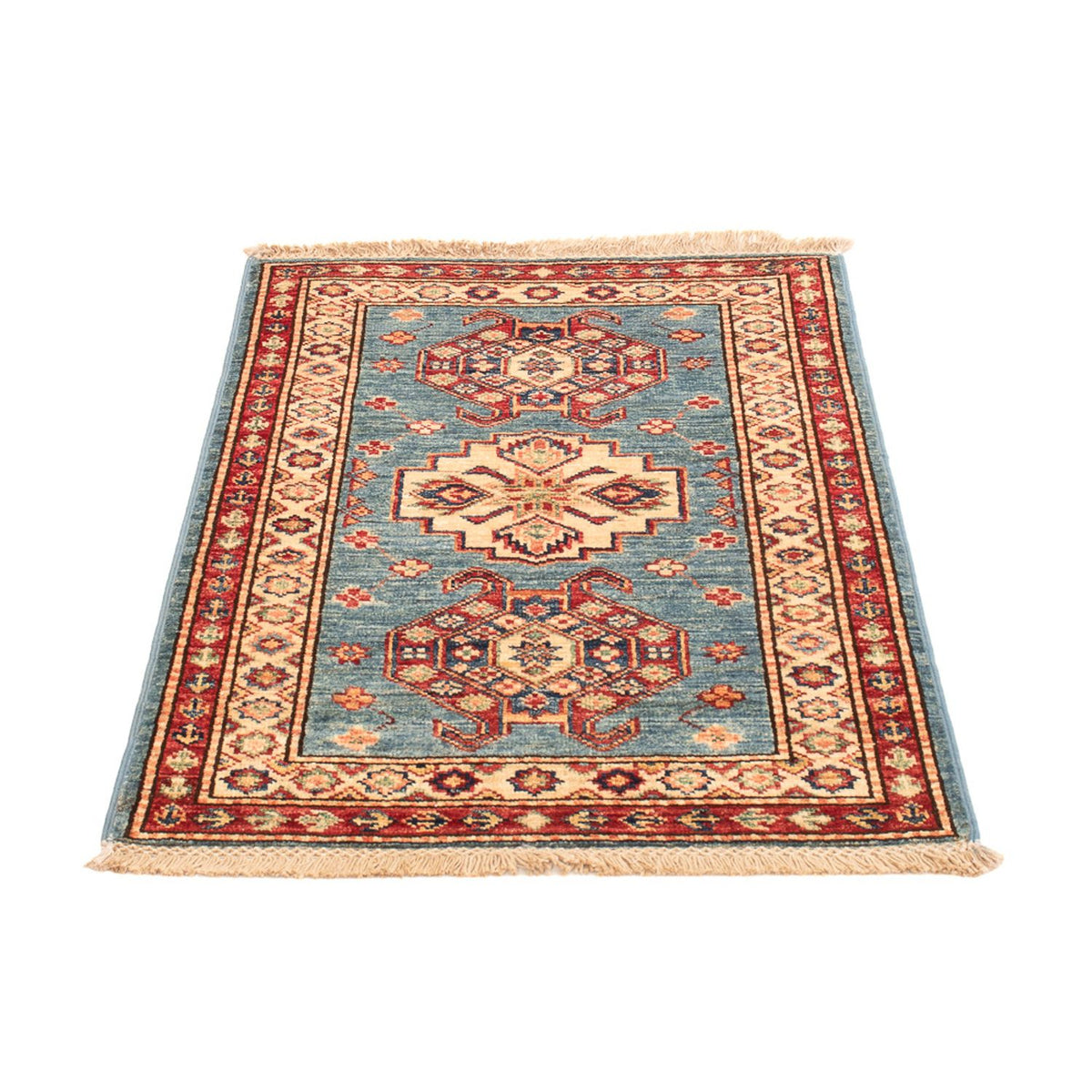 Ziegler Teppich - Kazak - Royal - 88 x 59 cm - blau