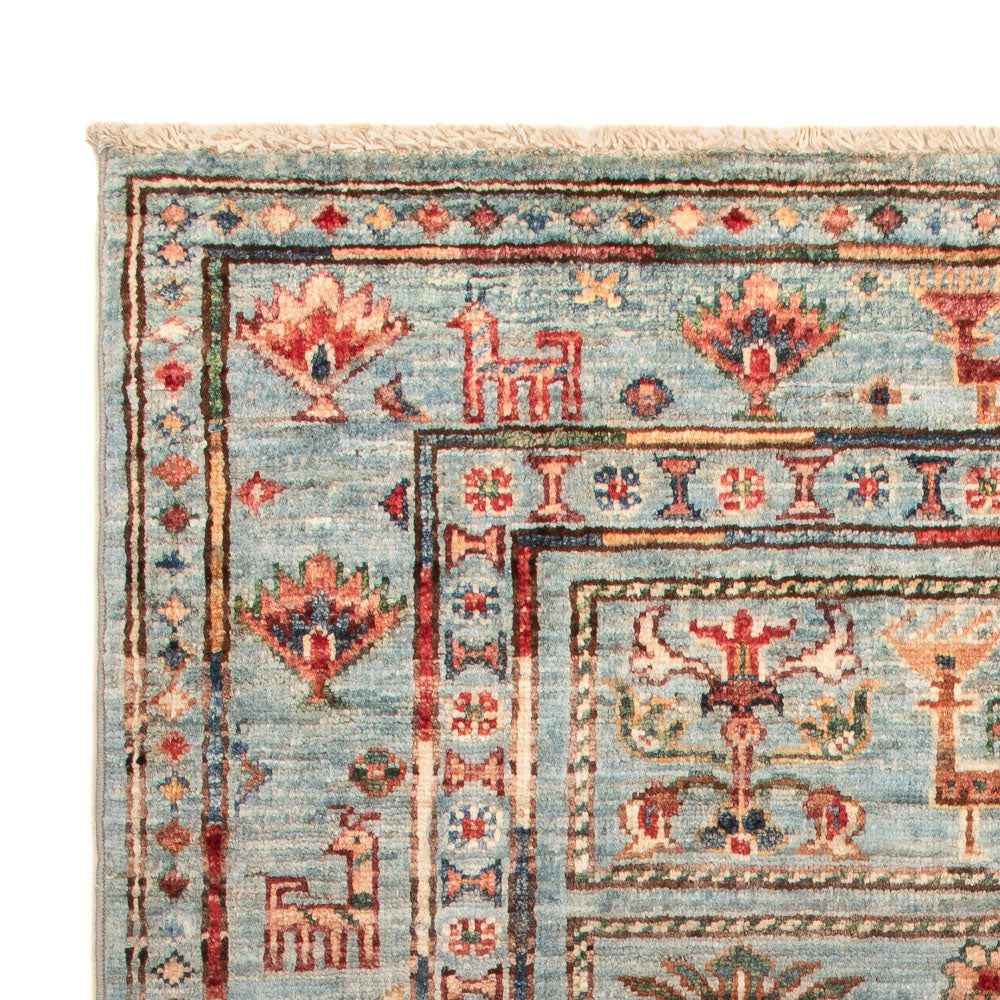 Ziegler Teppich - Ariana - 120 x 83 cm - hellblau