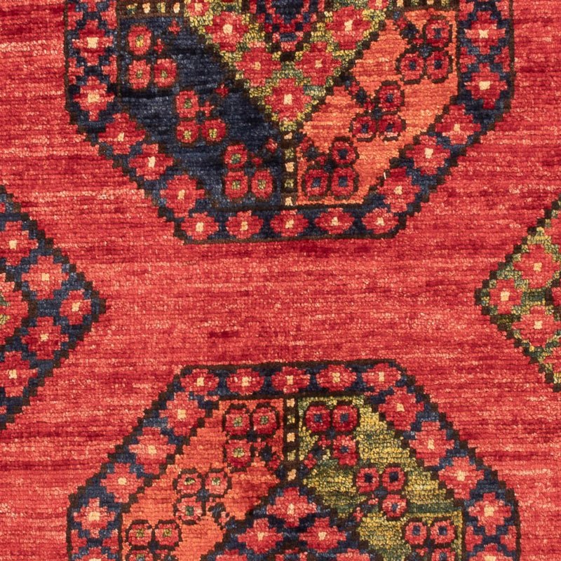 Afghan Teppich - 121 x 81 cm - rot