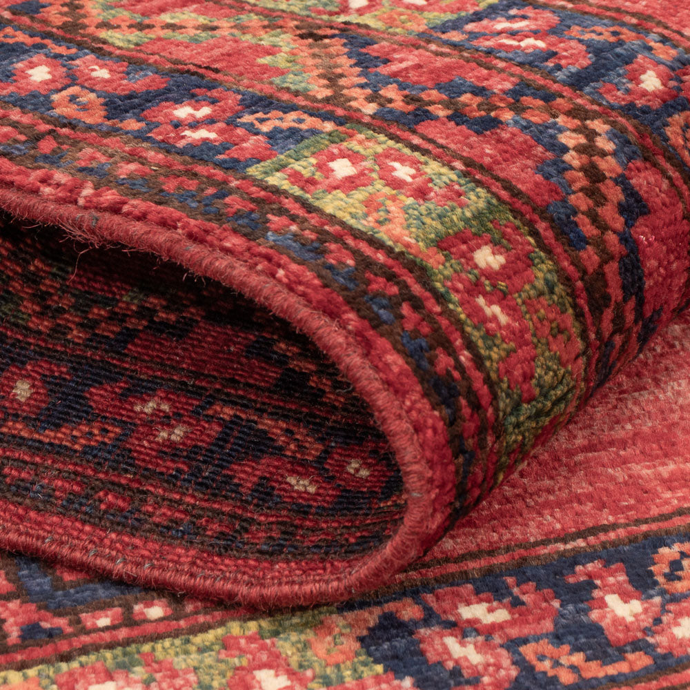 Afghan Teppich - 123 x 83 cm - rot