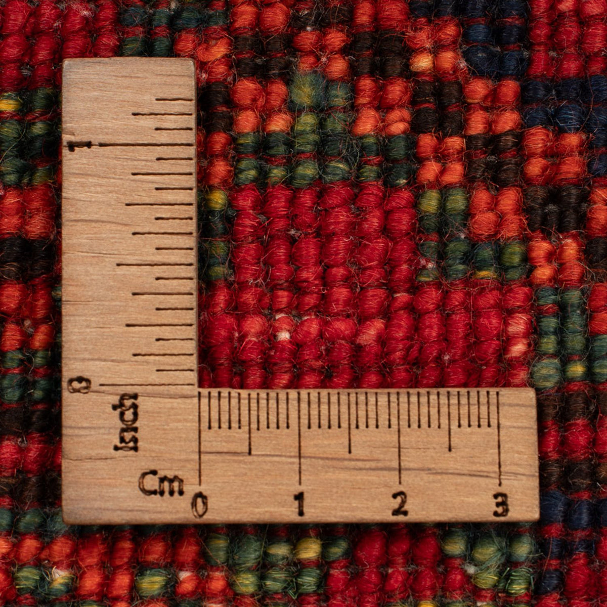 Afghan Teppich - 123 x 83 cm - rot