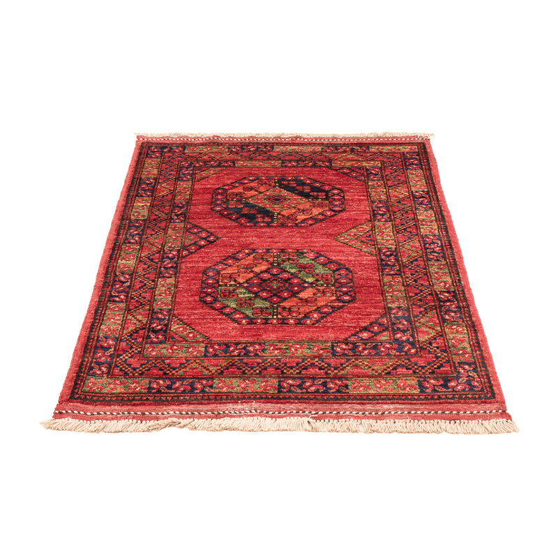 Afghan Teppich - 117 x 81 cm - rot