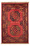 Afghan Teppich - 125 x 87 cm - rot