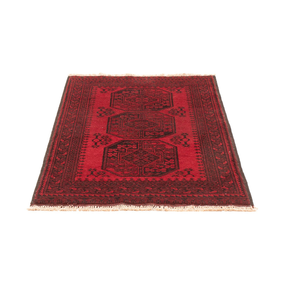Afghan Teppich - Filpa - 120 x 80 cm - rot