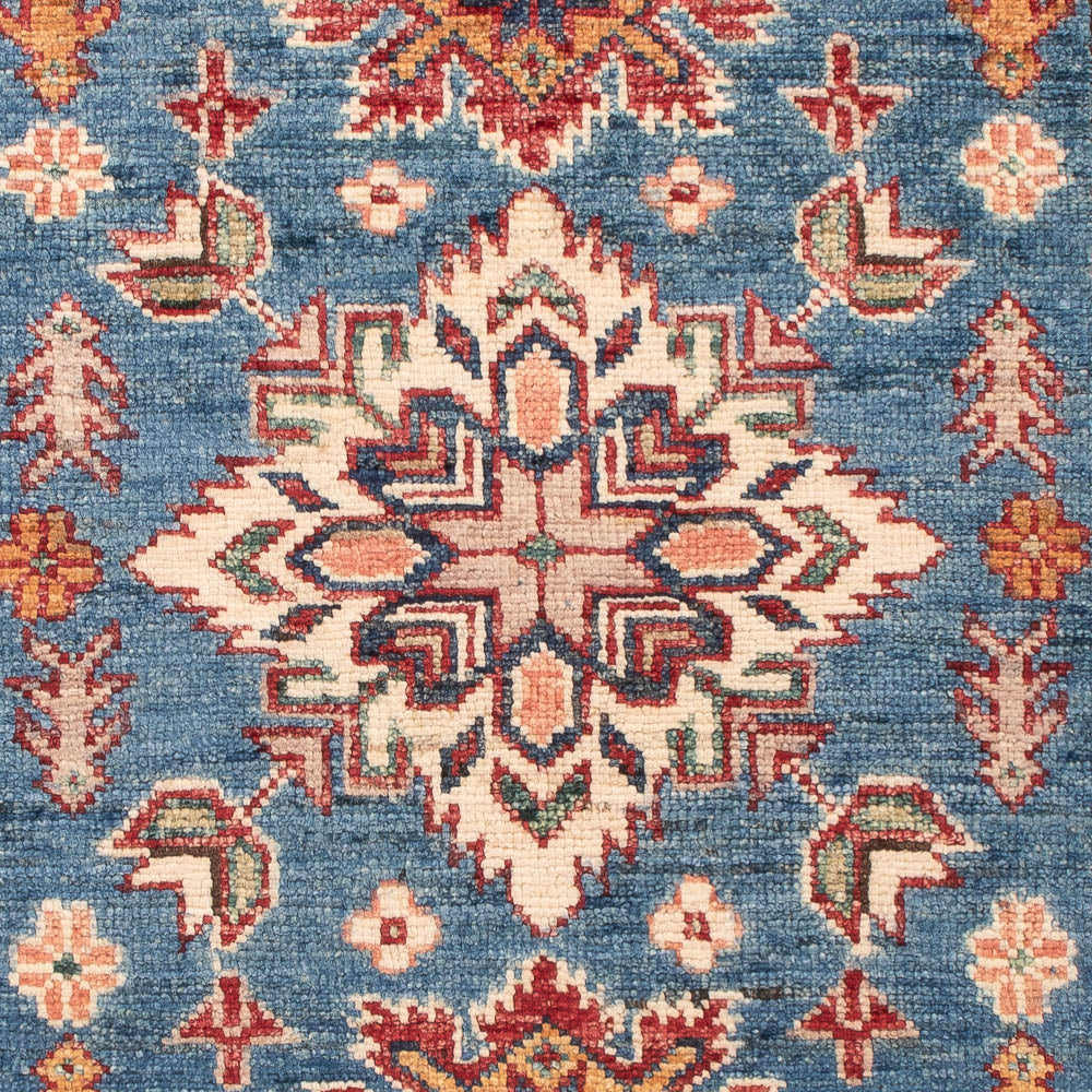 Ziegler Teppich - Kazak - Royal - 128 x 84 cm - blau