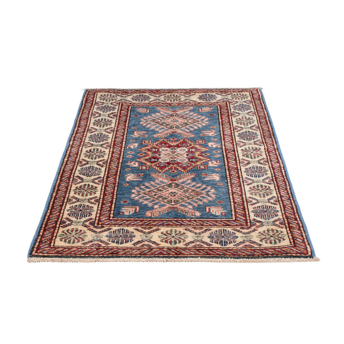 Ziegler Teppich - Kazak - Royal - 122 x 80 cm - blau
