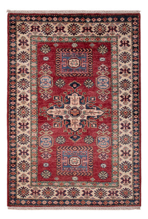 Ziegler Teppich - Kazak - Royal - 122 x 82 cm - bordeauxrot