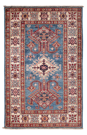 Ziegler Teppich - Kazak - Royal - 125 x 83 cm - blau