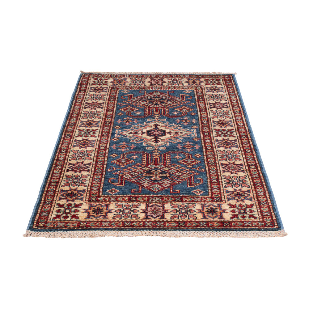 Ziegler Teppich - Kazak - Royal - 128 x 81 cm - blau