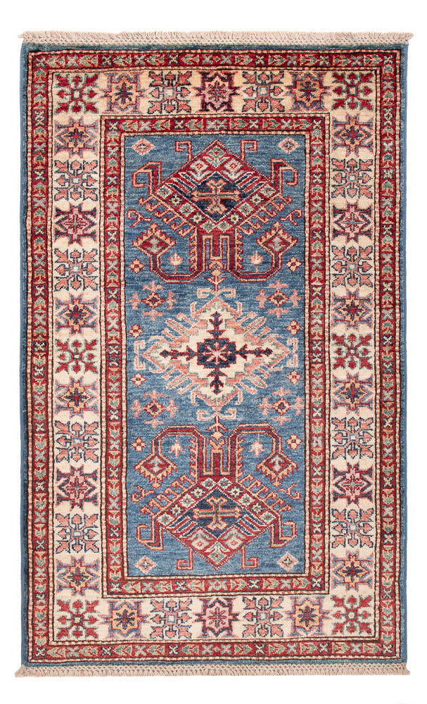 Ziegler Teppich - Kazak - Royal - 126 x 81 cm - blau