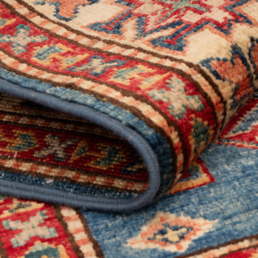 Ziegler Teppich - Kazak - Royal - 118 x 78 cm - blau