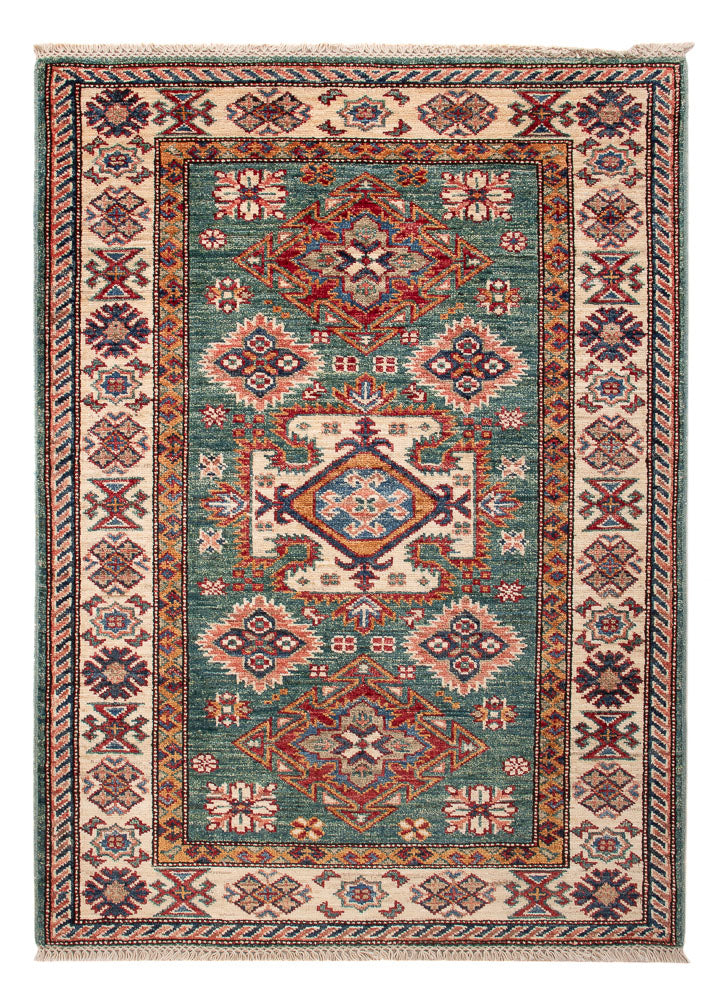 Ziegler Teppich - Kazak - Royal - 114 x 84 cm - grün