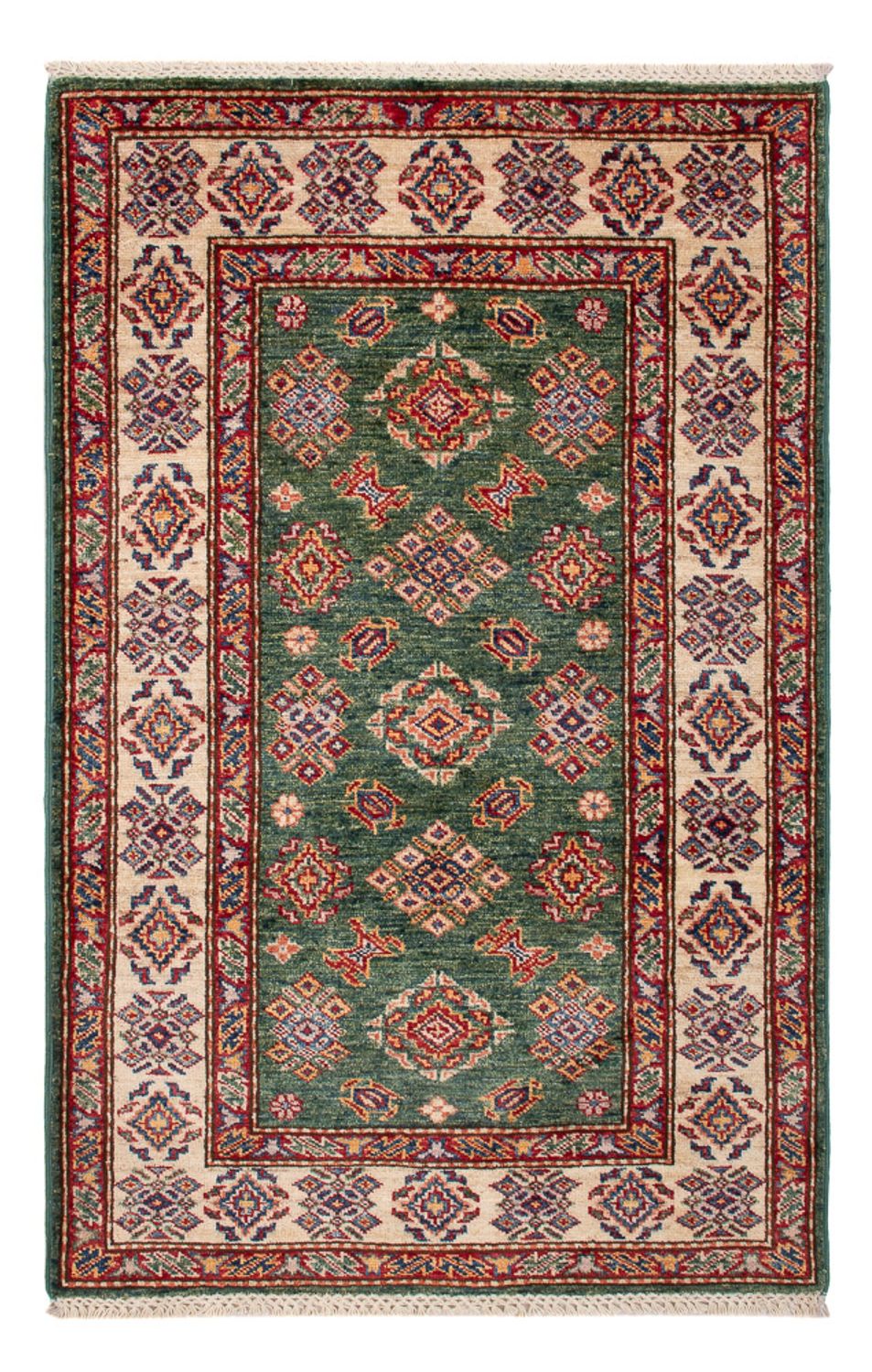 Ziegler Teppich - Kazak - Royal - 124 x 82 cm - grün