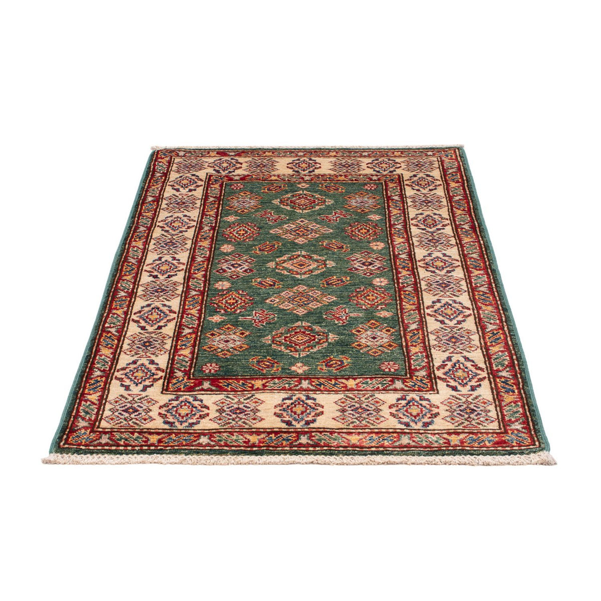 Ziegler Teppich - Kazak - Royal - 122 x 80 cm - grün