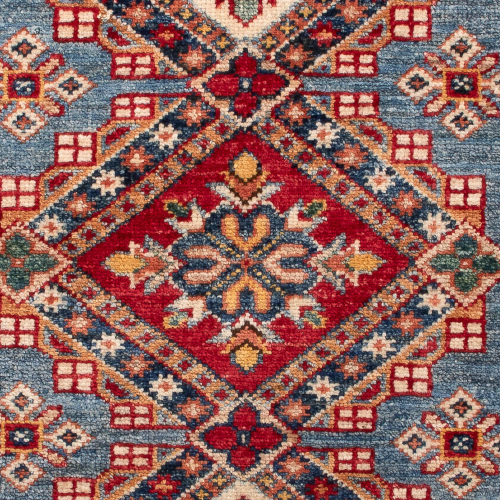 Ziegler Teppich - Kazak - Royal - 114 x 81 cm - blau