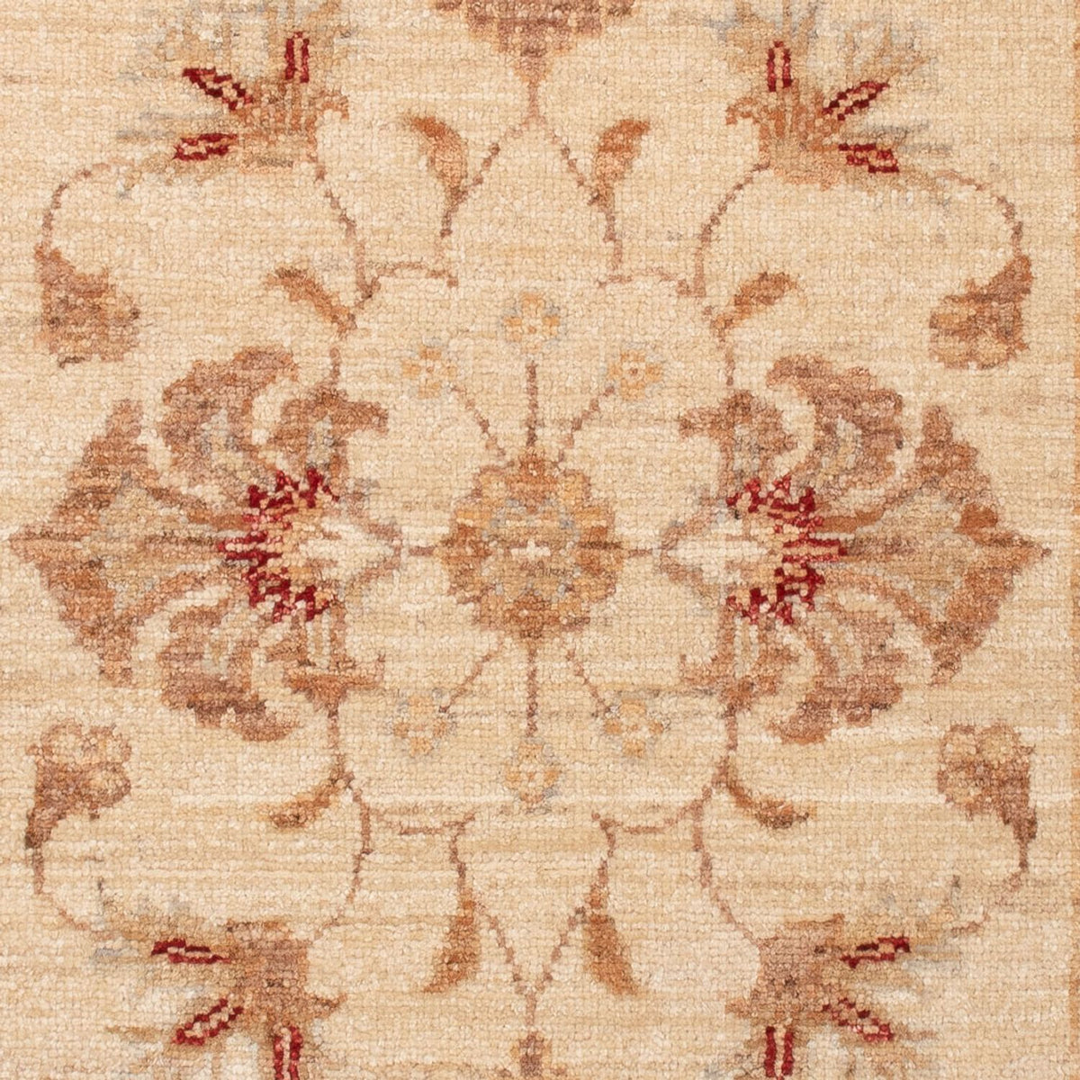 Ziegler Teppich - 142 x 70 cm - beige