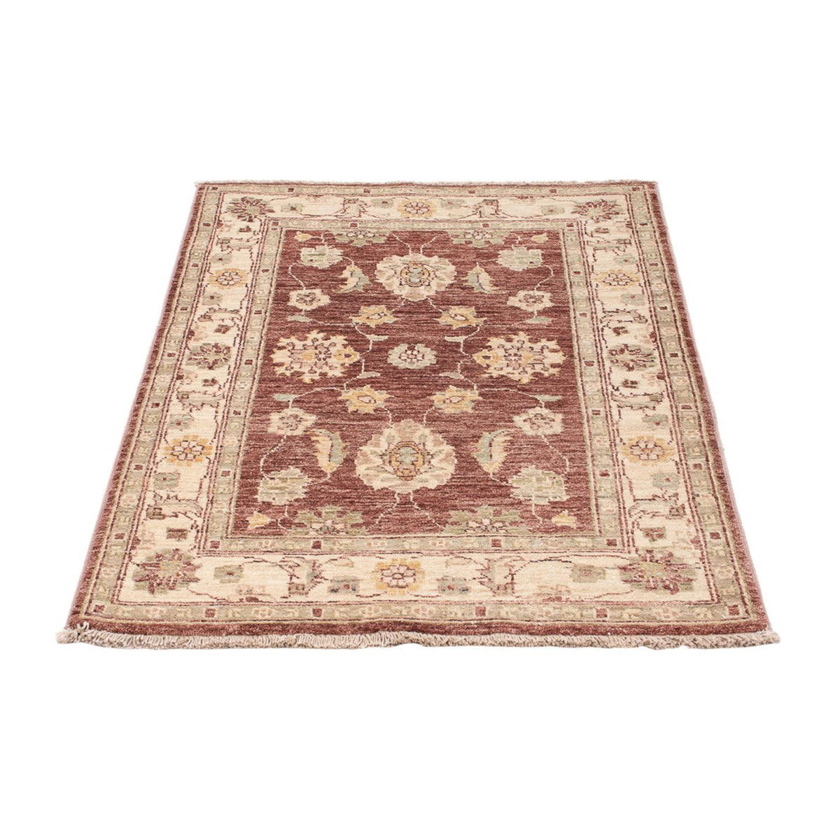 Ziegler Teppich - 121 x 77 cm - braun