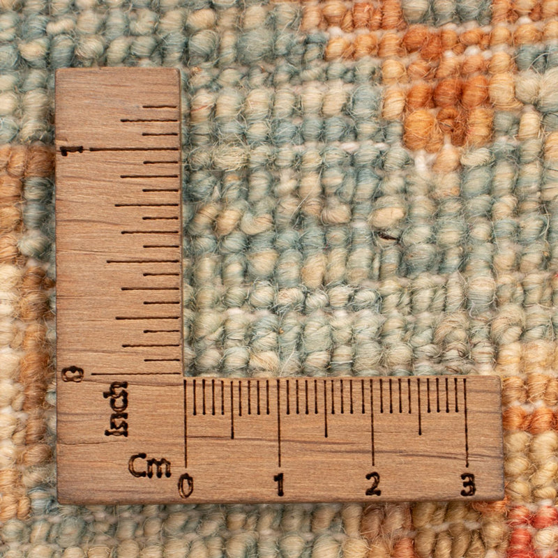 Ziegler Teppich - 89 x 64 cm - hellblau