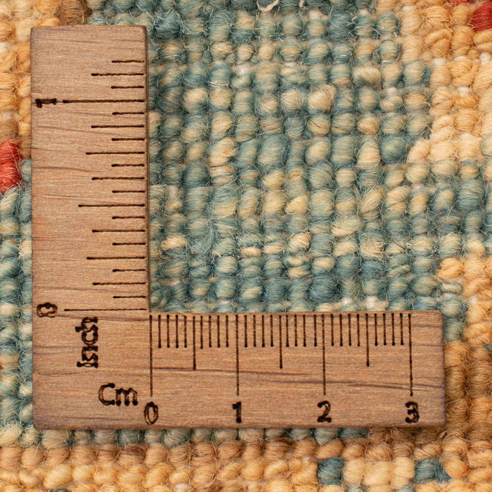 Ziegler Teppich - 92 x 60 cm - hellblau