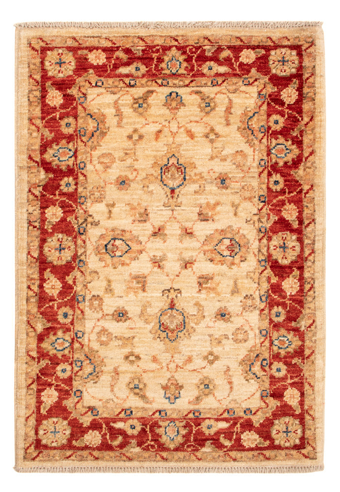 Ziegler Teppich - 89 x 60 cm - beige
