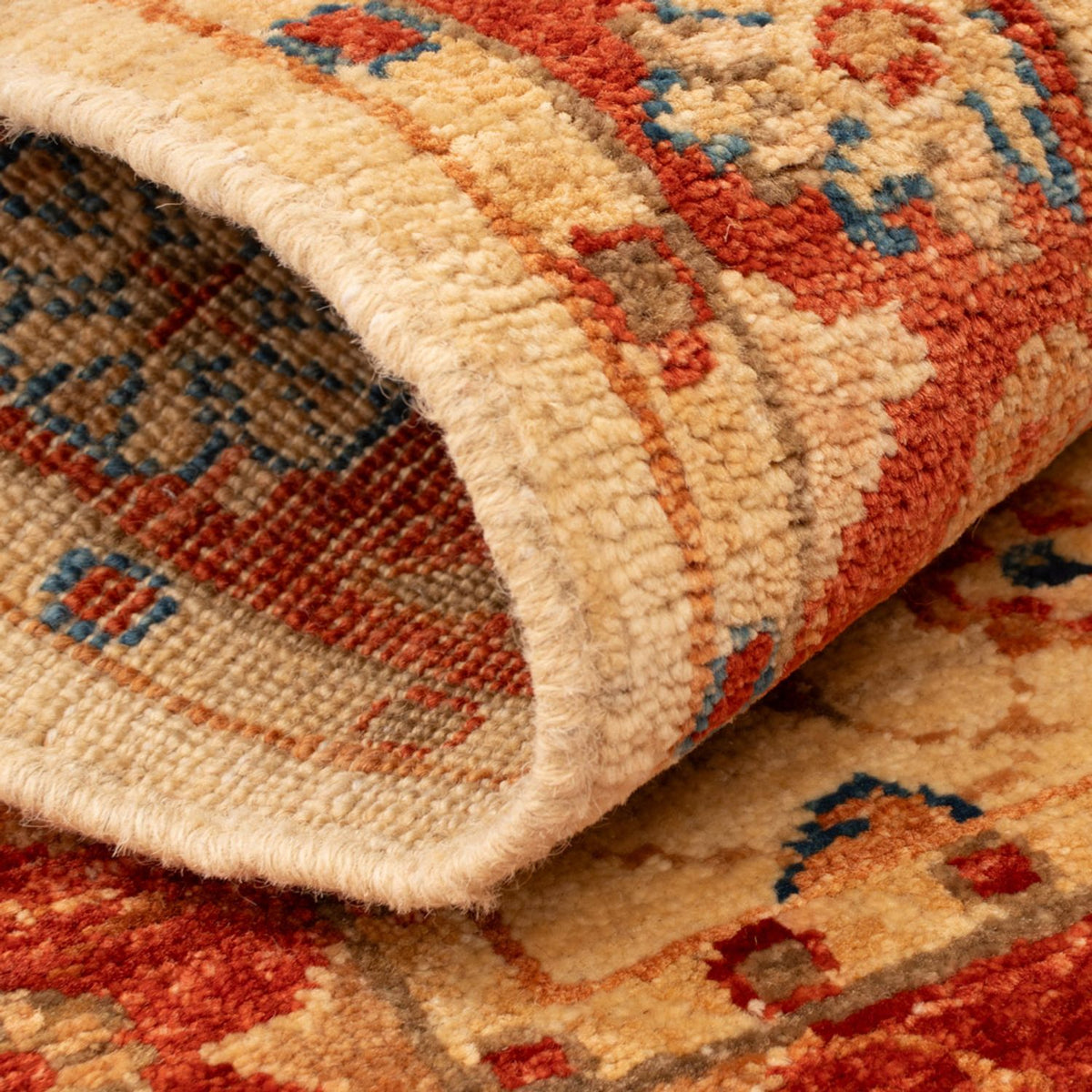 Ziegler Teppich - 92 x 63 cm - beige