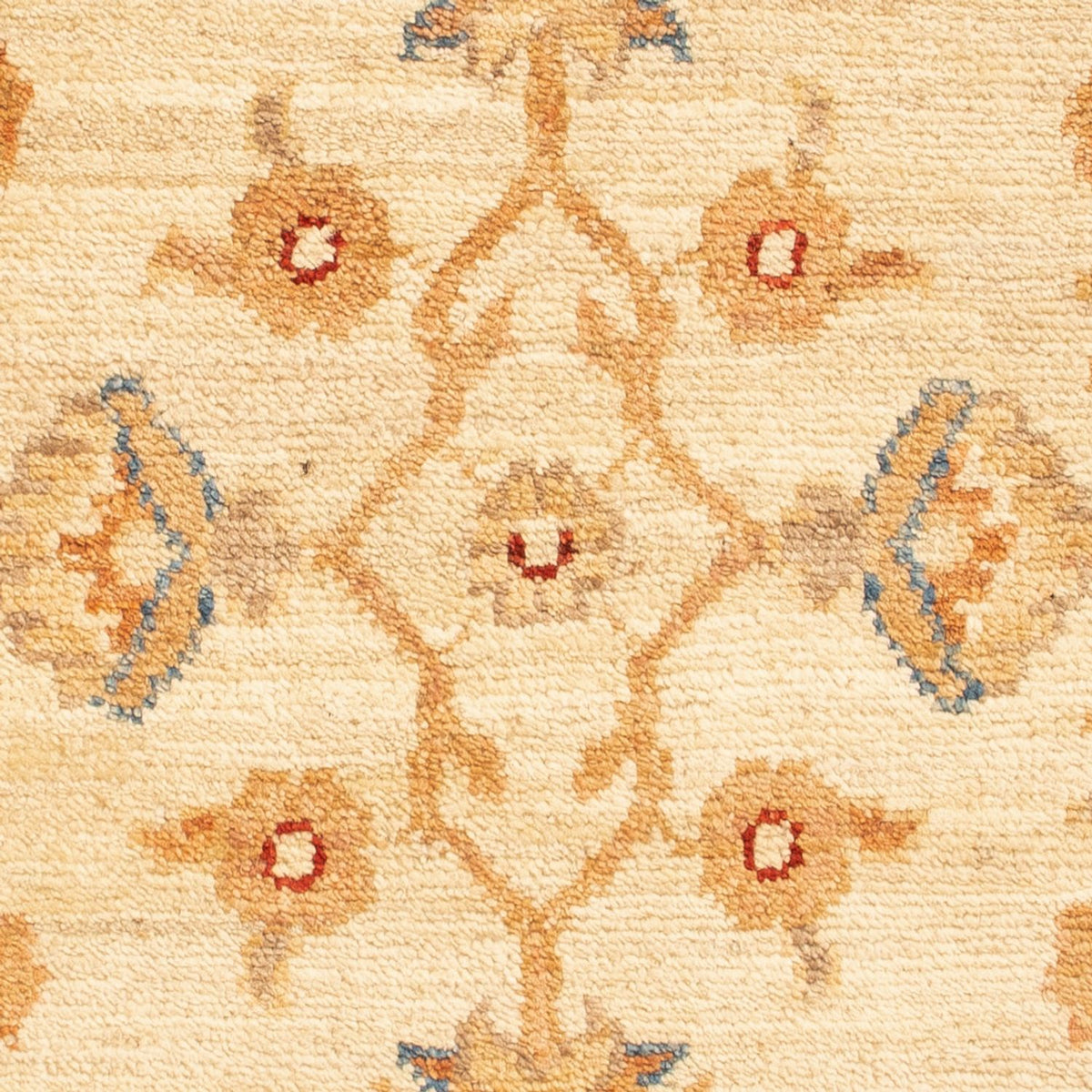 Ziegler Teppich - 95 x 67 cm - beige