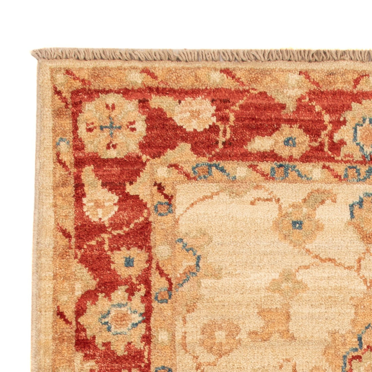 Ziegler Teppich - 90 x 61 cm - beige