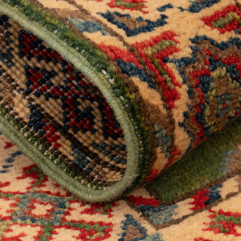 Ziegler Teppich - Kazak - 86 x 60 cm - grün