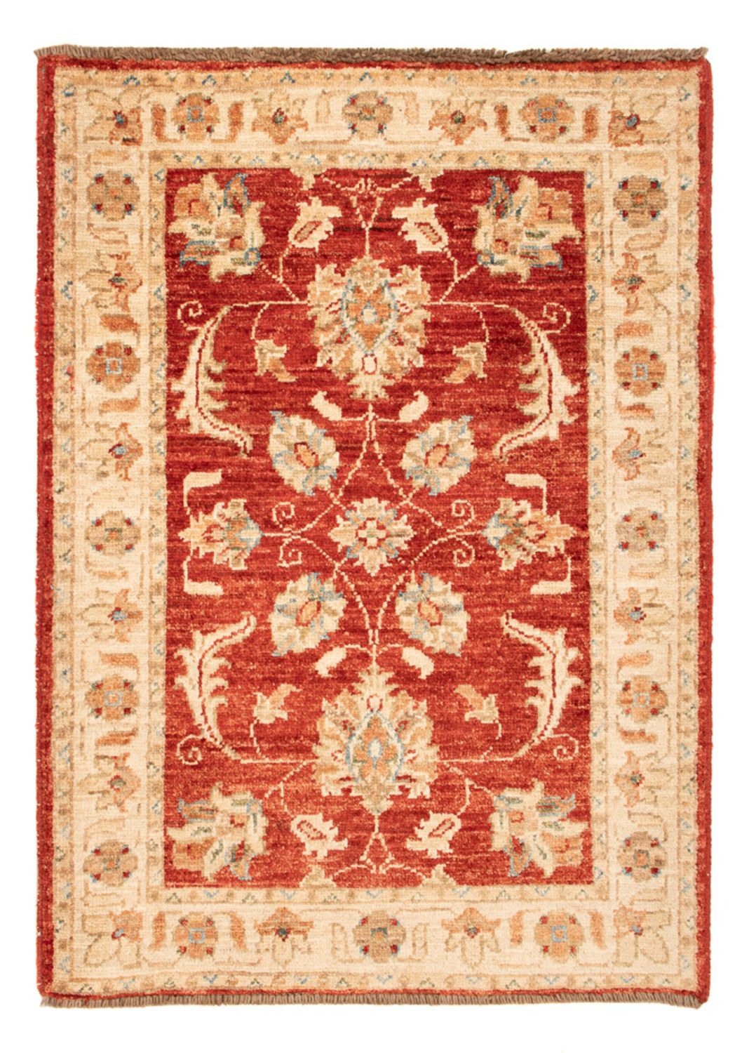 Ziegler Teppich - 90 x 63 cm - rot