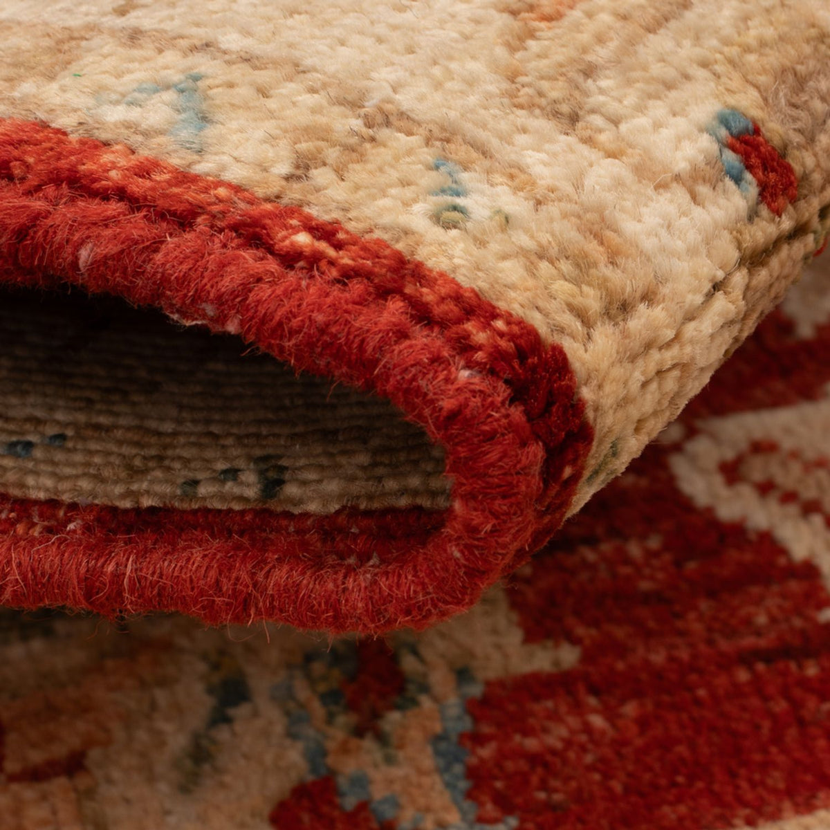 Ziegler Teppich - 90 x 63 cm - rot