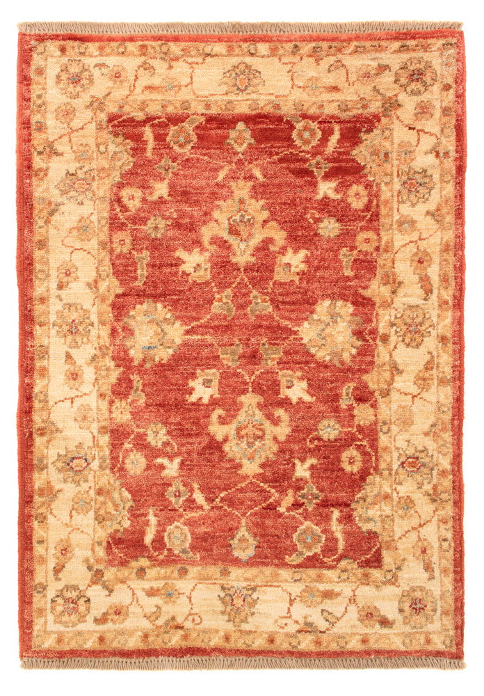 Ziegler Teppich - 90 x 58 cm - rot