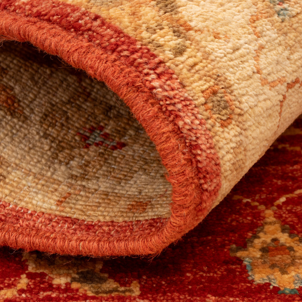 Ziegler Teppich - 90 x 58 cm - rot