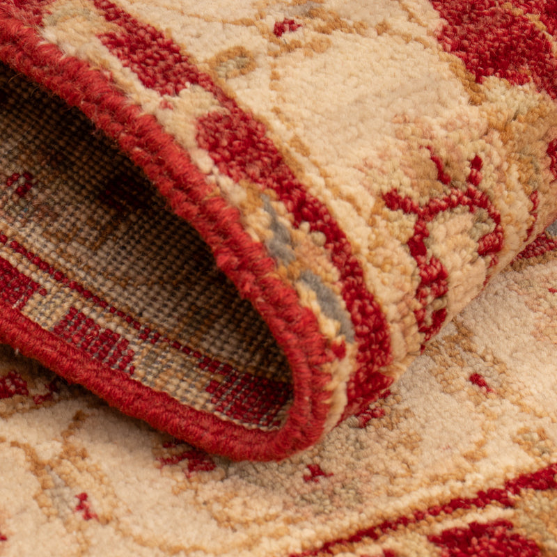 Ziegler Teppich - 90 x 60 cm - bordeauxrot