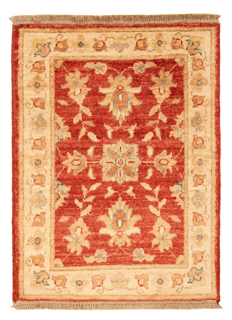 Ziegler Teppich - 68 x 50 cm - rot