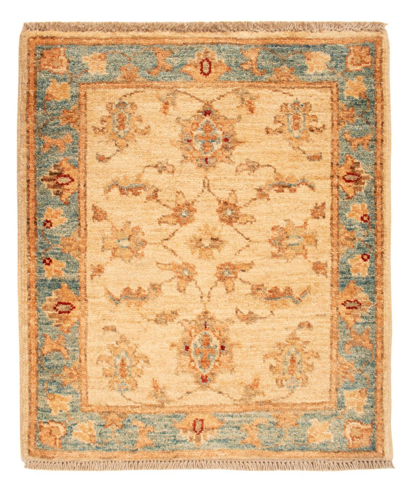 Ziegler Teppich - 65 x 54 cm - beige