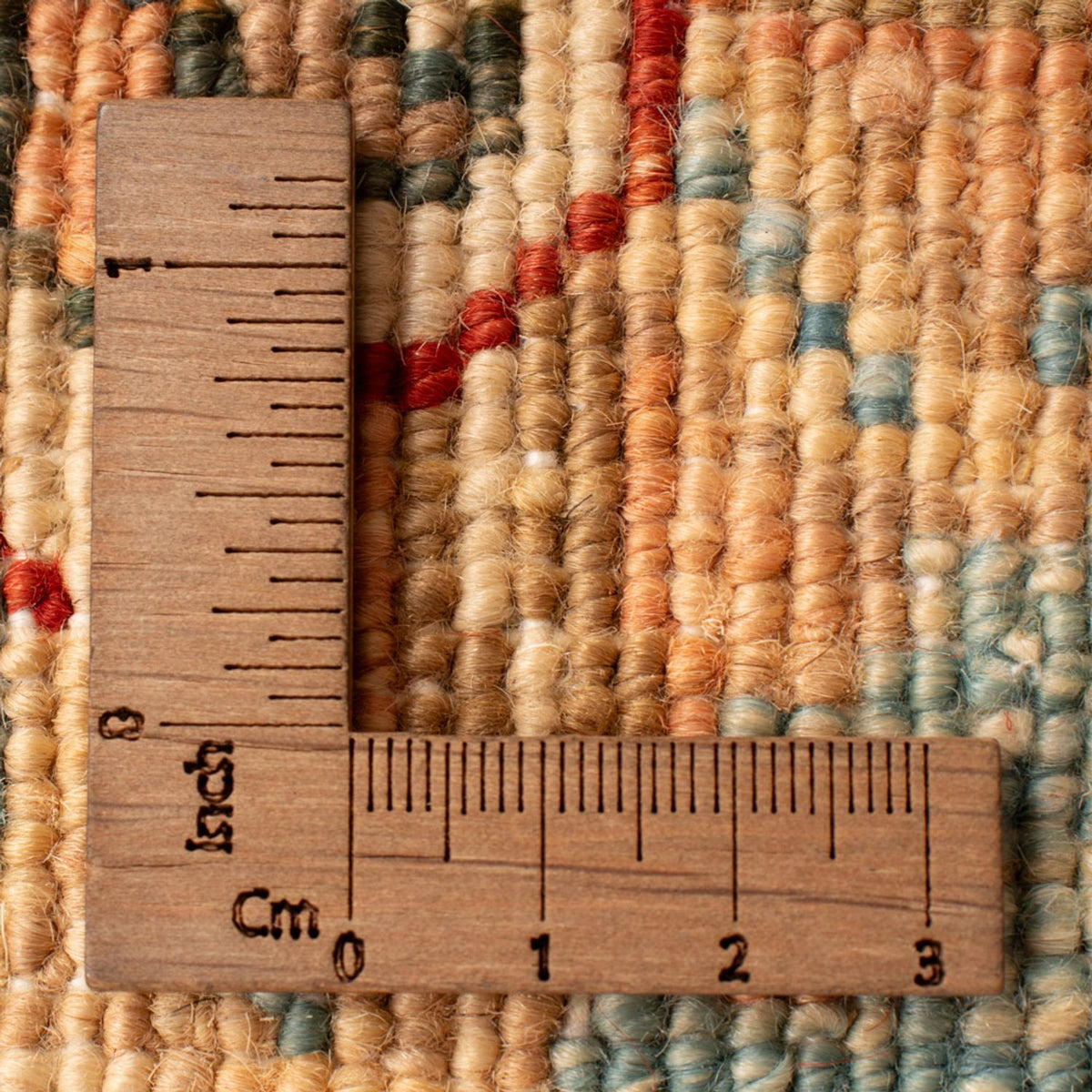 Ziegler Teppich - 71 x 53 cm - türkis