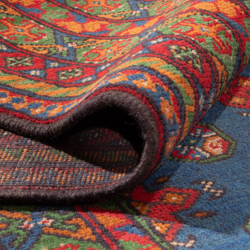 Afghan Teppich - Filpa - 392 x 300 cm - blau