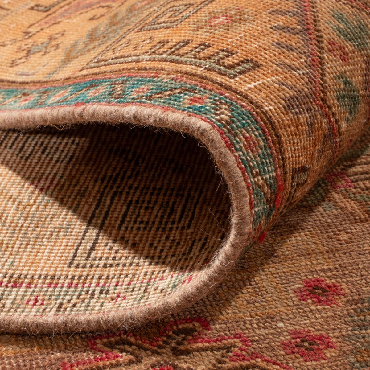 Vintage Teppich - 364 x 273 cm - dunkelbeige